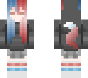 red and blue wolf!
