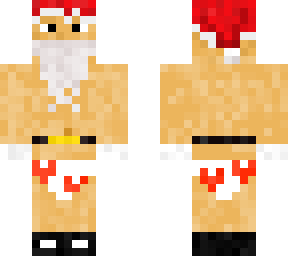 santa (in underwear)