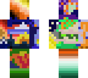 abstract suns(my first skin)