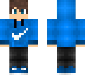 blue nike boi
