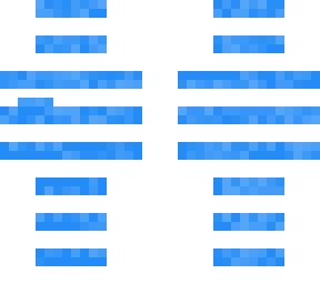 blue stripe man