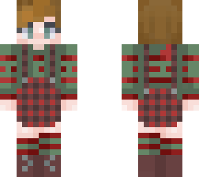 christmas girl skin