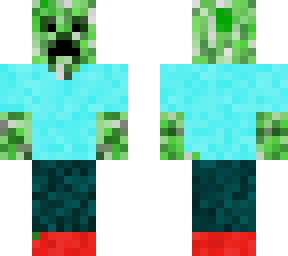 creeper boy with clothes