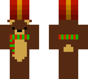 cute bear w/ present