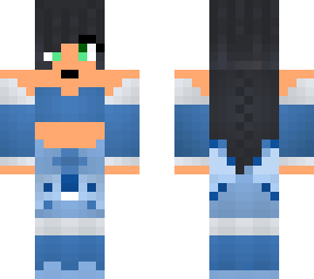 emerald secret aphmau blue dress!