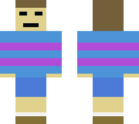 frisk skin made by my friend