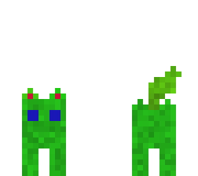 green cat