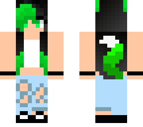 green wolf girl