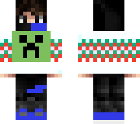 my main skin with a christmas sweater