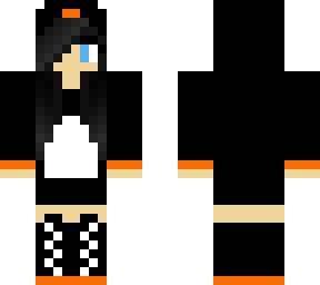 penguin girl (black hair version)