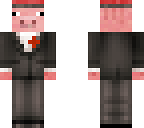 pig with hat
