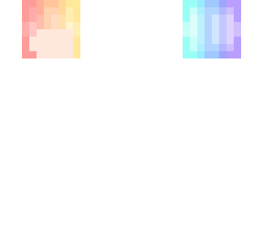 rainbow bun hair base