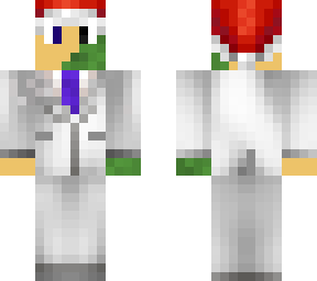 thehypecrafter white suit christmasey