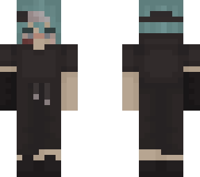 -blue hair-