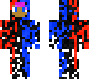 blu red ghost boy