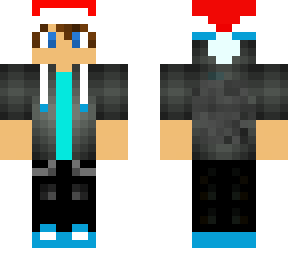 boy with santa hat