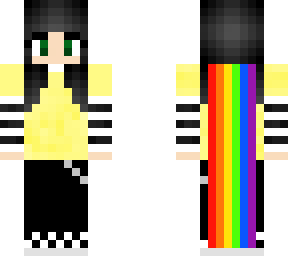 e-girl with pride flag