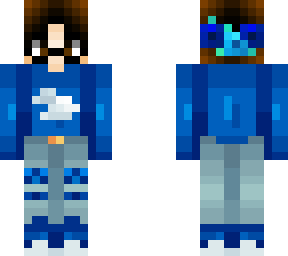 logan blue outfit