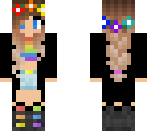 rainbow girl