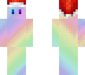 rainbow santa
