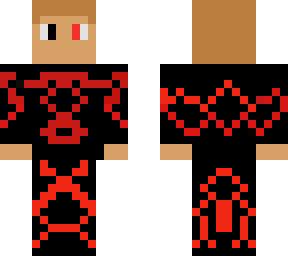 red and black skin