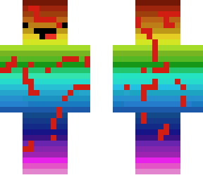some skin with blood