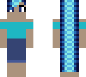 blue girl