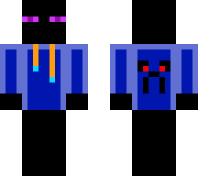 blue sweaty enderman