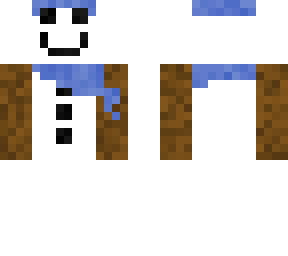 cute happy snowman