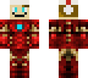 me as iron man w/ santa hat