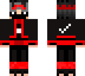 red and black nike obito