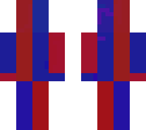 red and blue
