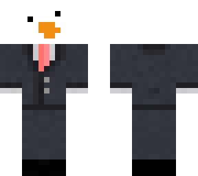 goose with suit