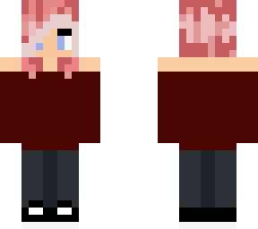 pink/rose hair