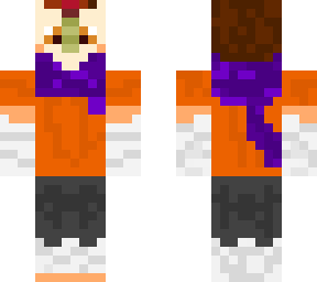 purple scarf autumn blaze mask