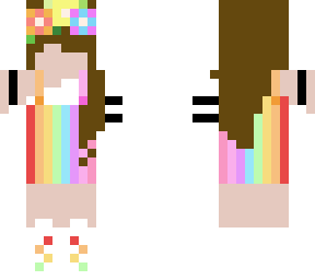 rainbow overalls outfit