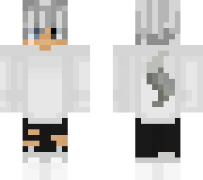 white haired boy