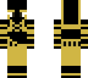 black and gold anubis