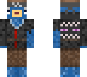 fish in black suit