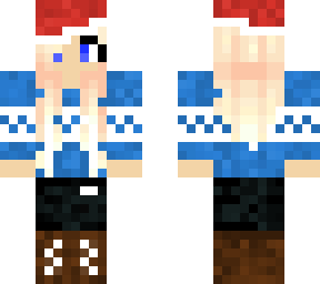 hi dis is a christmas girl  hair base is made by uniqcorn