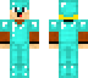 littleboni_yt con armadura de diamante