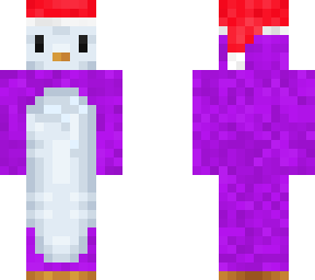 purple penguin crhistmas