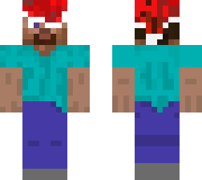 santa hat steve (old steve)