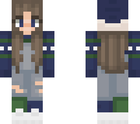 blue green christmas sweater girl