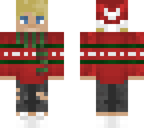 boy christmas blond