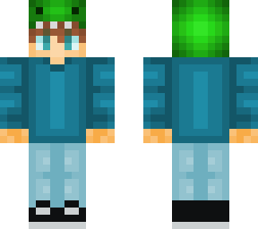 boy with dino hat