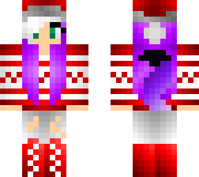 christmas girl wolf