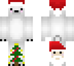 christmas polar bear