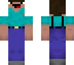 cursed steve with straps