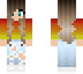 cute fall gradient girl (fixed)